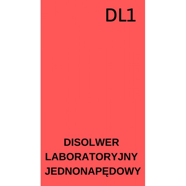 Single-drive laboratory dissolvers